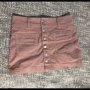 Free People Mini Corduroy Skirt